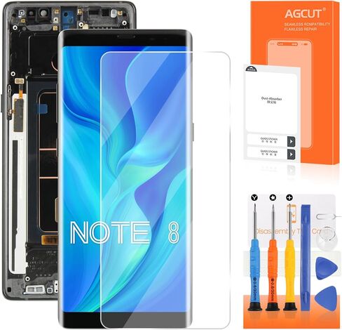INCELL for Samsung Galaxy Note 8 Screen Replacement for Samsung Note8 LCD Display N9500 N950F N950U LCD Digitizer Touch Assembly Black with Frame(Not Fingerprint) in Kuwait