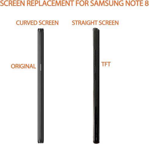 INCELL for Samsung Galaxy Note 8 Screen Replacement for Samsung Note8 LCD Display N9500 N950F N950U LCD Digitizer Touch Assembly Black with Frame(Not Fingerprint) in Kuwait