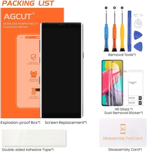 INCELL for Samsung Galaxy Note 8 Screen Replacement for Samsung Note8 LCD Display N9500 N950F N950U LCD Digitizer Touch Assembly Black with Frame(Not Fingerprint) in Kuwait