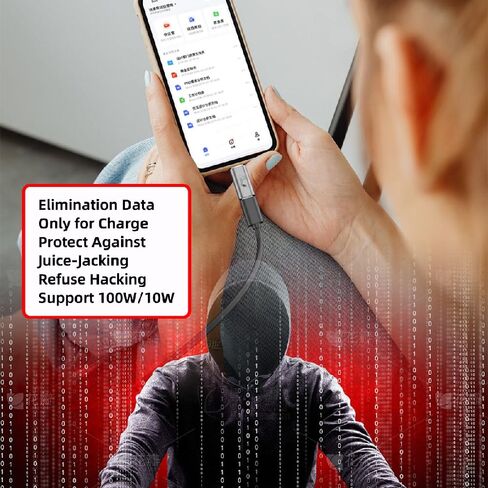 cablecc 4PCS USB Data Blocker Male to Female Type-A to USB-C Only for Power Charge Eliminate Data Risks During Charging Anti-Hacking Protection in Saudi Arabia