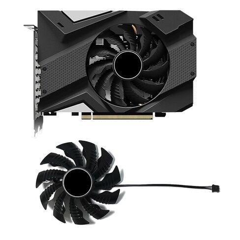 مروحة تبريد لبطاقة الرسومات ذات 4 سنون مقاس 87 مم لـ RTX 2060، GTX 1660 Super، GTX 1660 Ti Mini ITX OC in Kuwait