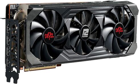 بطاقة رسومات PowerColor Red Devil AMD Radeon RX 6900 XT Ultimate Gaming مع ذاكرة GDDR6 سعة 16 جيجابايت، وHDMI 2.1 (متجددة) in Kuwait