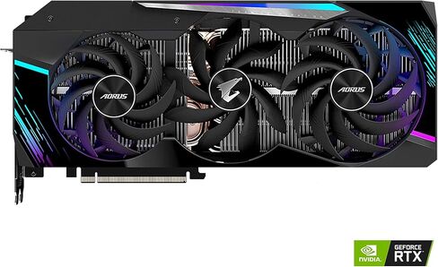 GIGABYTE AORUS GeForce RTX 3080 Ti Master 12G Graphics Card, Max Covered Cooling, 12GB 384-bit GDDR6X, GV-N308TAORUS M-12GD Video Card (Renewed) in Kuwait