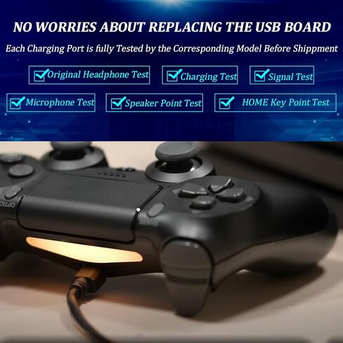 3PCS for PS4 JDS-055 Charging Port Replacement for PlayStation 4 PS4 Dock Connector Micro USB Charge Power Socket Jack Port Console Accessories (with Repair Tools) in Kuwait