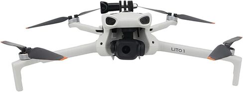 دعامة محول تثبيت الكاميرا لـ DJI Lito1/X1، ملحقات دعامة توسيع لـ DJI Lito1/X1، متوافقة مع Insta360 Go Ultra/DJI Osmo Nano/Go Pro، سريعة الإصدار، خفيفة الوزن in Kuwait
