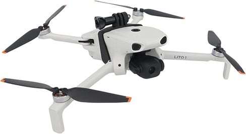 دعامة محول تثبيت الكاميرا لـ DJI Lito1/X1، ملحقات دعامة توسيع لـ DJI Lito1/X1، متوافقة مع Insta360 Go Ultra/DJI Osmo Nano/Go Pro، سريعة الإصدار، خفيفة الوزن in Kuwait