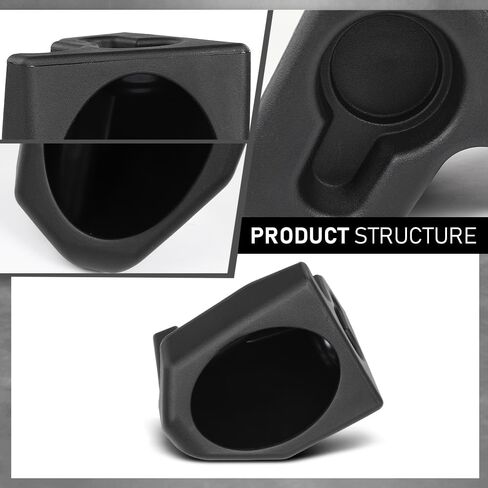 GRAND ORANGE Speaker Sound Wedges 2 PCS Compatible with Jeep Wrangler YJ CJ 1976-1995 Black Pair Left and Right in Kuwait
