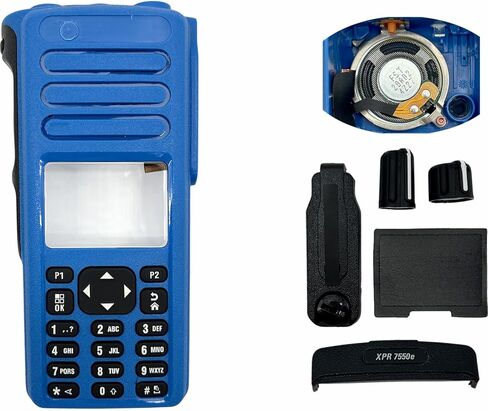 Blue Front Housing Case with Speaker for Motorola XPR7550E XPR7580E XIR P8668i P8660i DP4800E DP4801E DGP8550E in Kuwait