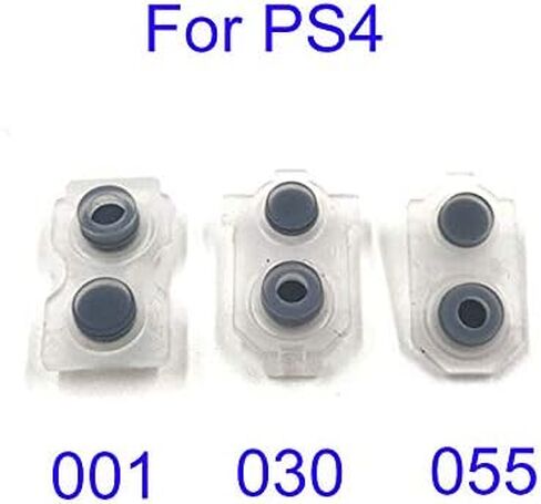 10 قطعة JDS 001 011 030 JDM-030 040 055 وسادات مطاطية موصلة لوحدة تحكم PS4 L2 R2 L1 R1 أزرار مطاطية (JDS-030 JDS-040) in Kuwait