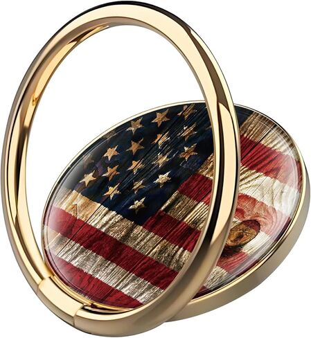 Cell Phone Ring Holder Grip, Luxury Gold Metal Ring Holder 360°Rotation Finger Ring Stand, Cute Large Cell Phone Kickstand Grip Compatible with Most of Phones Yellow White Flowers in Kuwait