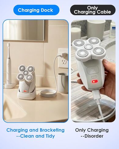 Replacement Charging Dock for Freebird FlexSeries Electric Razor for Women, Charger Base with Power Cord Compatible with Women's Freebird FlexSeries Electric Shaver in Kuwait