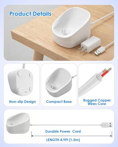 Replacement Charging Dock for Freebird FlexSeries Electric Razor for Women, Charger Base with Power Cord Compatible with Women's Freebird FlexSeries Electric Shaver in Kuwait