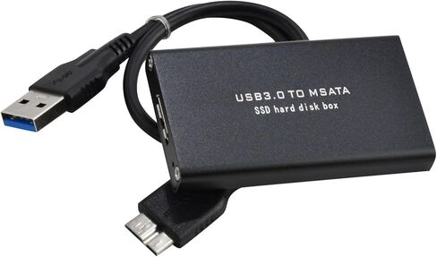 MaxLLTo External mSATA SSD to USB 3.0 SuperSpeed Converter Adapter Enclosure Case in Kuwait