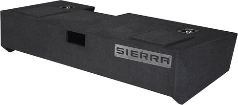 Generic 2019-2024 Sierra Double Cab Truck Sub Box 12 بوصة حاوية مضخم صوت مزدوج المنفذ in Kuwait