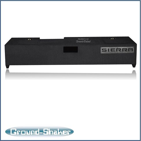 Generic 2019-2024 Sierra Double Cab Truck Sub Box 12 بوصة حاوية مضخم صوت مزدوج المنفذ in Kuwait