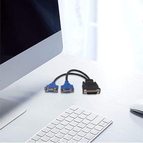 كابل محول DMS-59 Pin إلى 2 VGA يقلل من فقدان نقل البيانات وتجنب الوزن الخفيف الخاطئ in Kuwait