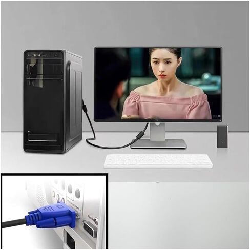 كابل VGA عالي التحمل ذكر إلى ذكر SVGA سلك شاشة كمبيوتر 1080 بكسل فيديو BN81-17941A كابل بيانات in Kuwait