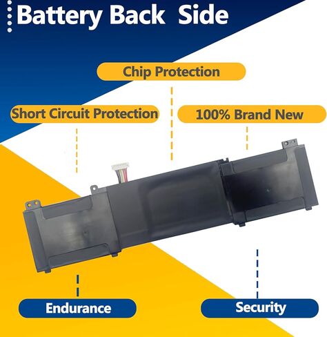 B31N1822 42Wh Battery Replacement for ASUS VivoBook 15 F513 M513 Series,ZenBook Flip 14 Q406DA Q406DA-BR5T6 UM462DA UX462 UX462D UX462DA Series 11.52V 4250 in Kuwait