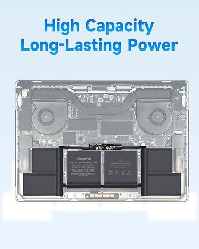 بطارية بديلة لجهاز MacBook Pro A1990 مقاس 15 بوصة (2018، 2019) A1953 in Kuwait