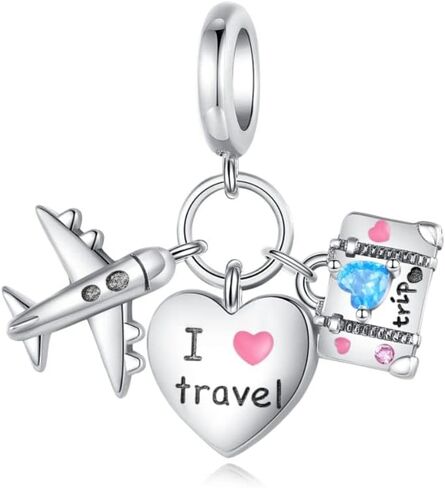 Symbols of New York City Dangle Charm 925 Sterling Silver Pendant,Girl Jewelry Beads Gifts for Women Bracelet&Necklace in Saudi Arabia