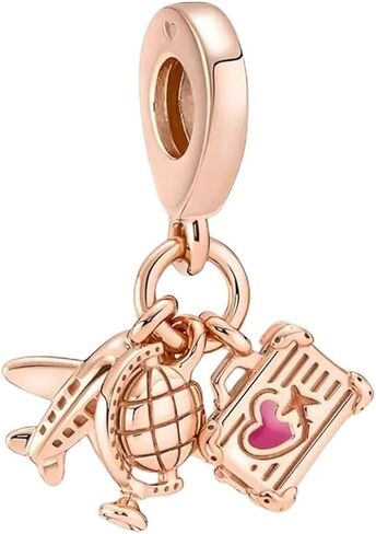 Symbols of New York City Dangle Charm 925 Sterling Silver Pendant,Girl Jewelry Beads Gifts for Women Bracelet&Necklace in Saudi Arabia
