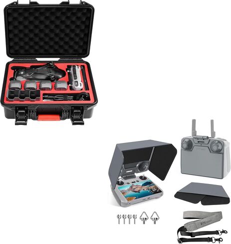 حافظة صلبة FPVtosky لجهاز DJI Mavic 4 Pro & RC 2 غطاء حماية من الشمس مع حبل قصير in Kuwait