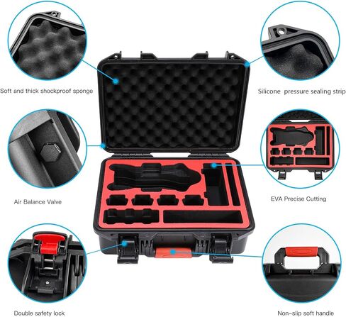 حافظة صلبة FPVtosky لجهاز DJI Mavic 4 Pro & RC 2 غطاء حماية من الشمس مع حبل قصير in Kuwait