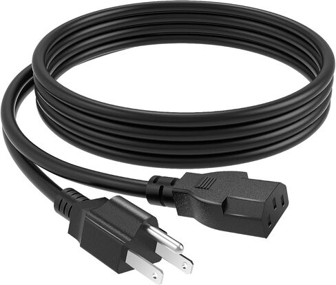 سلك طاقة تيار متردد بديل بطول 6 أقدام و3 شقوق لكابل EF EcoFlow Delta Pro/Delta 2 Max/Delta 2/River 2 Pro Max/River 2 Pro/River 2-10A 125V in Kuwait