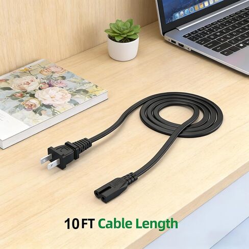 10 ft Sewing Machine Power Cord Replacement for Brother, Singer, Baby-Lock, Pfaff, Viking - AC Cable Accessories in Kuwait