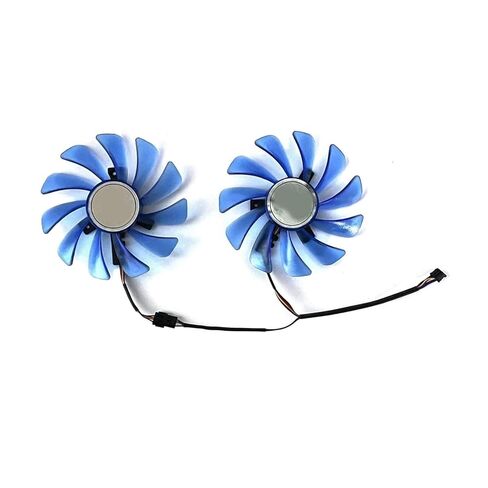 مروحة تبريد لبطاقة الرسومات 95 ملم لمروحة بديلة RX 580 RX570/470/480-4pin DC 12V 0.45A in Kuwait