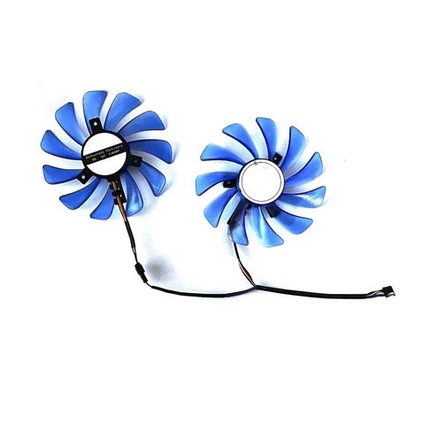 مروحة تبريد لبطاقة الرسومات 95 ملم لمروحة بديلة RX 580 RX570/470/480-4pin DC 12V 0.45A in Kuwait