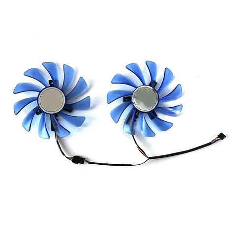 مروحة تبريد لبطاقة الرسومات 95 ملم لمروحة بديلة RX 580 RX570/470/480-4pin DC 12V 0.45A in Kuwait