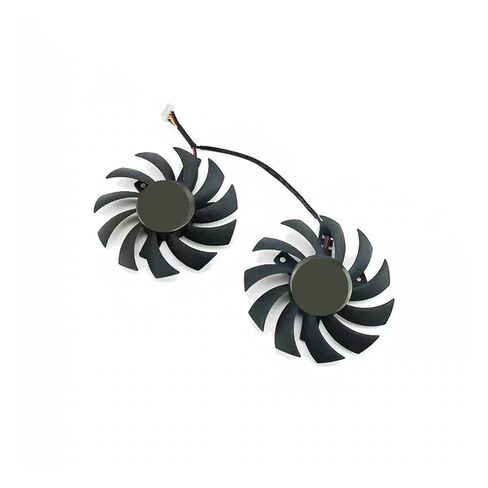 2pcs 75mm DC 12V 0.35A GA81S2U PLD08010S12HH GPU Cooler Fan for GTX 950 960 1060 Graphics Cards in Kuwait