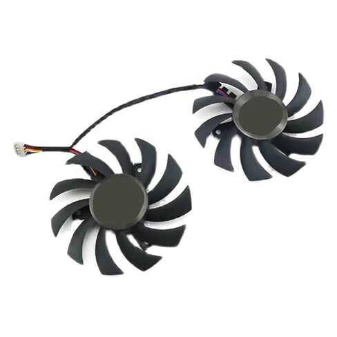 2pcs 75mm DC 12V 0.35A GA81S2U PLD08010S12HH GPU Cooler Fan for GTX 950 960 1060 Graphics Cards in Kuwait