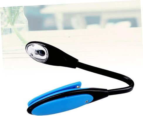 Gadpiparty Adjustable Clip Led Reading Light for Laptop Music Stand and Bed Flexible USB Lamp with Eye-Protection Technology Blue Color for Study and Crafts in Kuwait