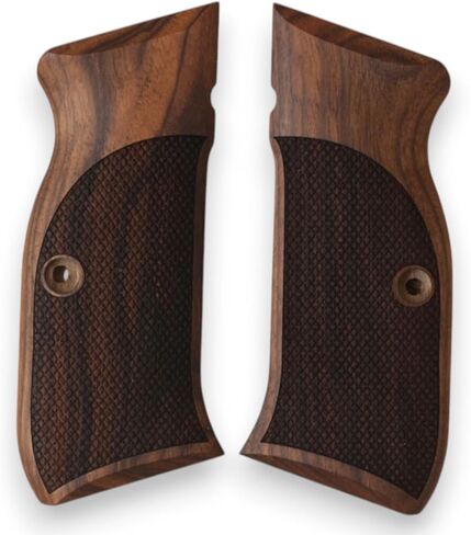 Walnut Wooden Grip Panels Compatible with SAR Arms EAA Witness P8L P8S P8C and K11 Models Handcrafted Ergonomic Replacement Handle Accessories in Kuwait