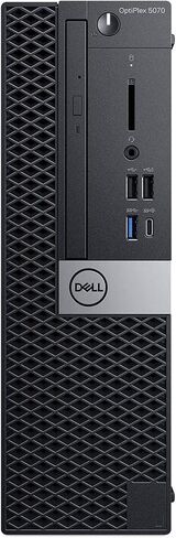Dell OptiPlex 5070 SFF Desktop Computer, Intel Quad Core i5-9500 Business PC, 8GB DDR4 RAM, 256GB SSD, WiFi, Bluetooth, 4K Support, Keyboard & Mouse, Windows 11 Pro (Renewed) in Kuwait