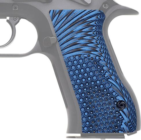 Guuun G10 Grips for Jericho 941 F9 Full Size OPS Eagle Wing Texture - 5 Color Options in Kuwait