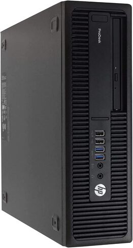 HP ProDesk 600 G2 SFF Desktop Computer PC, Core i7-6700 3.4GHz, Up to 4.0GHz, 8GB RAM, 256GB SSD, Mouse, Keyboard, USB WiFi+BT, Windows 11 Pro (Renewed) in Kuwait