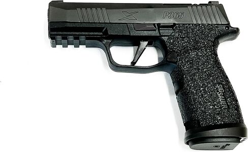 شريط قبضة المسدس Handleitgrips متوافق مع مجموعة Sig Sauer P365 X-Macro TACOPS | شريط لاصق بقبضة المسدس | اكسسوارات السلاح | المملوكة للمحاربين القدامى in Kuwait