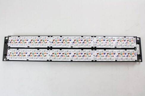 P6E48U - Hubbell Nextspeed Category 6 Universal Patch Panel, Black, 48-Port in Kuwait