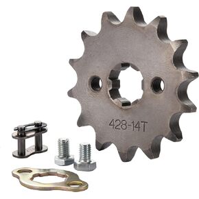 GOOFIT 17mm Front Sprocket for Motorcycle ATV Dirt bike (420-10T)