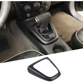 Gear Shift Panel Trim Cover Fit for Hummer H3 2005-2009, ABS Gear Shift Center Console Anti-Scratch Panel Protector Frame Cover, 1PCS (Carbon Fiber Pattern Black)