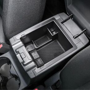 Center Console Organizer Compatible with Mazda CX-5 2017 2018 2019 2020 2021 2022 2023 2024 Accessories, Armrest Insert Tray Storage Coin Holder, Black Trim