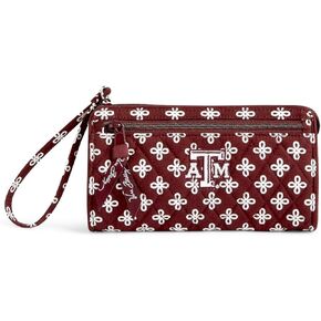 NCAA Boston College Eagles Women's Front Zip Wristlet, Cardinal/White, One Size