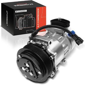 A-Premium Air Conditioner AC Compressor with Clutch Compatible with Kenworth C500 1997-2015 K100E T2000 T300 T600A T680 T800 T880 W900