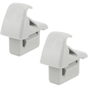 2pcs Grey Sun Visor Holder Clip MR654343 For Mitsubishi Lancer Outlander Sport ASX, Car Sun Visor Hook Clip Bracket Hanger