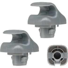 2 PCS Gray Interior Sun Visor Clips Sunvisor Clip Replacement Fit for Honda Civic 96-14,07-11CR-V, 98-07 Accord,99-10 Odyssey,06-11 Ridgeline. OEM#:88217S04003ZA, 88217S01A01ZA.