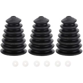 3Pcs Rubber Flexible Electric Hammer Drill Dust Cover for 6mm-16mm Drill Bits Dustproof Impact Drill Power Tool Hand Tools(White)
