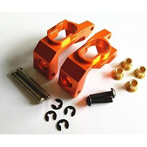 HPI BULLET3.0 MT ST Ken Block WR8 Flux Upgrade Parts Aluminum Alloy Front C HUB Carriers-1PR Set for 101209 Orange